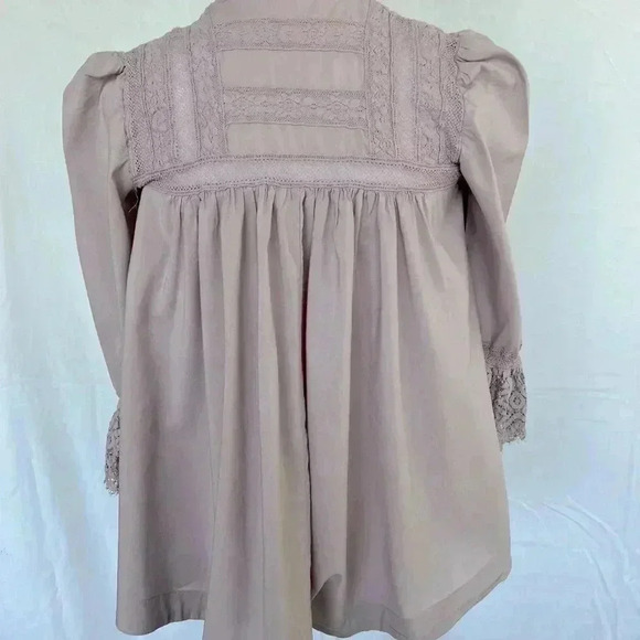 Free People Esme lavender button-up blouse. - Picture 7 of 13